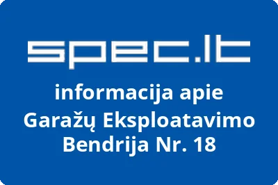 Garažų Eksploatavimo Bendrija Nr. 18