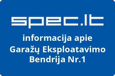 Garažų eksploatavimo bendrija Nr.1