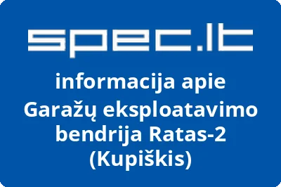 Garažų eksploatavimo bendrija Ratas-2 (Kupiškis)