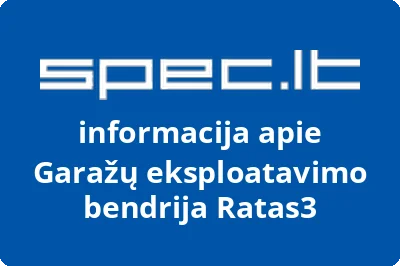 Garažų eksploatavimo bendrija Ratas3