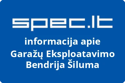 Garažų Eksploatavimo Bendrija Šiluma