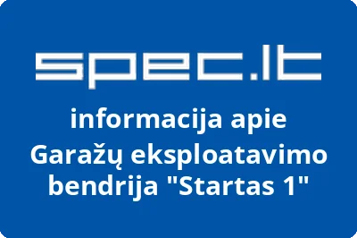 Garažų eksploatavimo bendrija Startas 1 | spec.lt