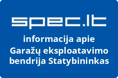 Garažų eksploatavimo bendrija Statybininkas