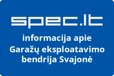 Garažų eksploatavimo bendrija Svajonė | spec.lt