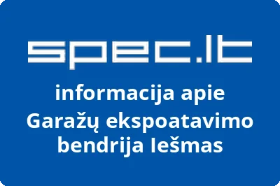 Garažų ekspoatavimo bendrija Iešmas