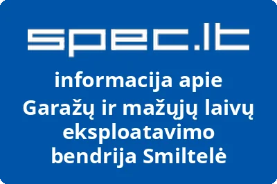 Garažų ir mažųjų laivų eksploatavimo bendrija Smiltelė