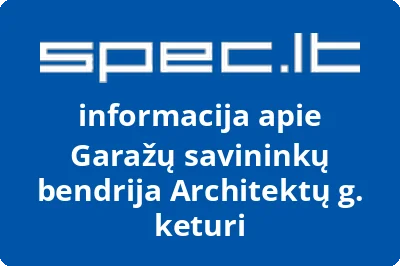Garažų savininkų bendrija Architektų g. keturi