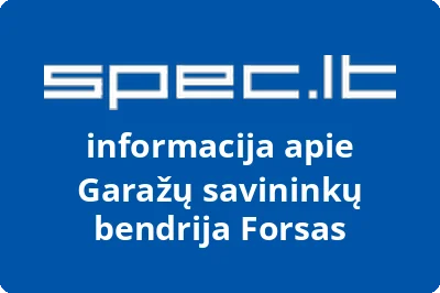 Garažų savininkų bendrija Forsas