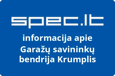 Garažų savininkų bendrija Krumplis