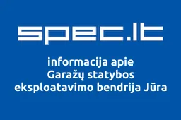 Garažų statybos eksploatavimo bendrija Jūra iliustracija