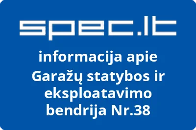 Garažų statybos ir eksploatavimo bendrija Nr. 38