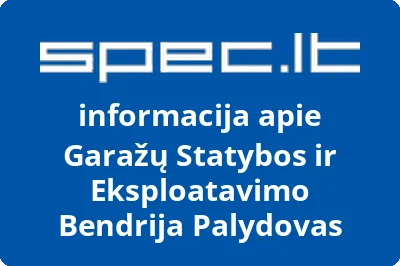 Garažų Statybos ir Eksploatavimo Bendrija Palydovas