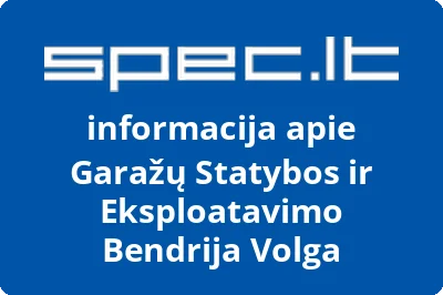 Garažų Statybos ir Eksploatavimo Bendrija Volga