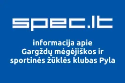 Gargždų mėgėjiškos ir sportinės žūklės klubas Pyla | spec.lt