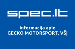 GECKO MOTORSPORT, VŠĮ | spec.lt