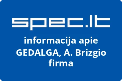 A. Brizgio firma GEDALGA