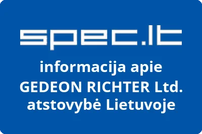 Gedeon Richter Plc. atstovybė Lietuvoje