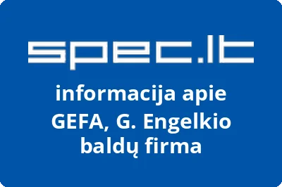 GEFA, G. Engelkio baldų firma
