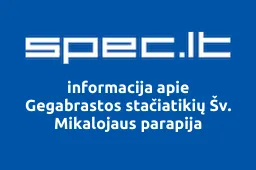 Gegabrastos stačiatikių Šv. Mikalojaus parapija | spec.lt