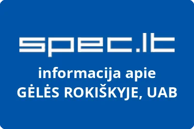 Gėlės Rokiškyje, UAB
