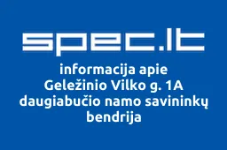 Geležinio Vilko g. 1A daugiabučio namo savininkų bendrija | spec.lt