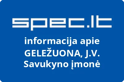 GELEŽUONA, J.V. Savukyno įmonė