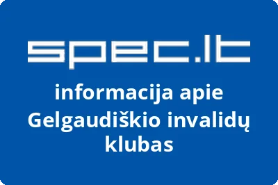 Gelgaudiškio invalidų klubas