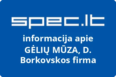GĖLIŲ MŪZA, UAB