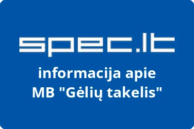 Gėlių takelis, MB | spec.lt