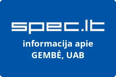GEMBĖ, UAB