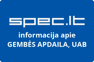Gembės apdaila, UAB