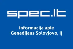 Genadijaus Solovjovo, IĮ | spec.lt