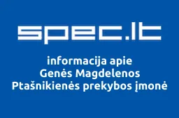 Genės Magdelenos Ptašnikienės prekybos įmonė | spec.lt