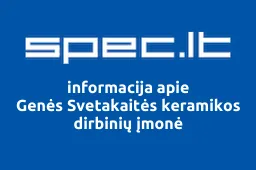 Genės Svetakaitės keramikos dirbinių įmonė | spec.lt