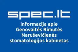 Genovaitės Rimutės Naruševičienės stomatologijos kabinetas iliustracija