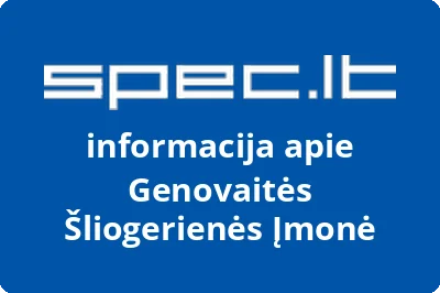 Genovaitės Šliogerienės Įmonė