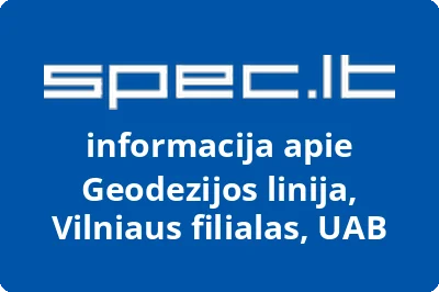 Geodezijos linija, UAB | spec.lt