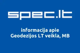 Geodezijos LT veikla, MB | spec.lt