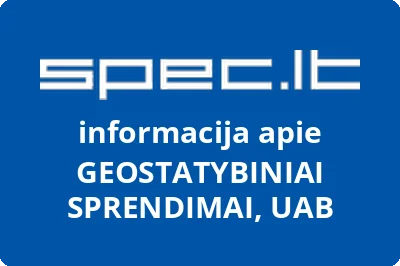 Geostatybiniai sprendimai, UAB