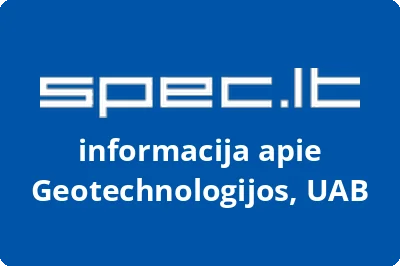 GEOTECHNOLOGIJOS, UAB