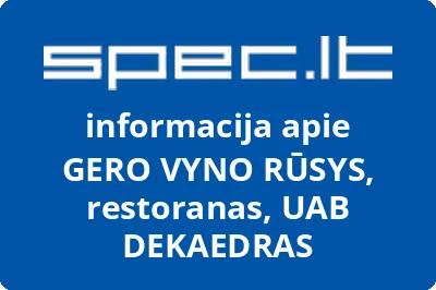 Dekaedras, UAB