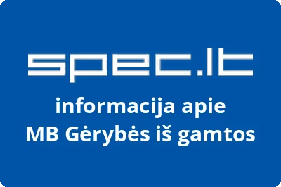 Gėrybės iš gamtos, MB | spec.lt