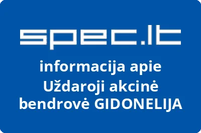 GIDONELIJA, UAB