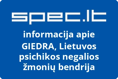 Lietuvos psichikos negalios žmonių bendrija Giedra