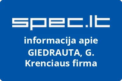 GIEDRAUTA, G. Krenciaus firma