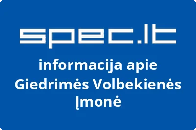 Giedrimės Volbekienės Įmonė