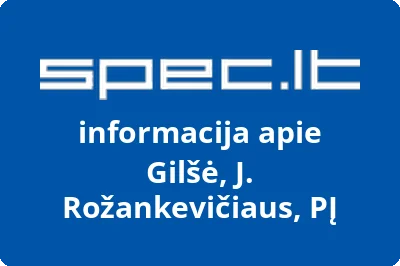 Gilšė, J. Rožankevičiaus, PĮ