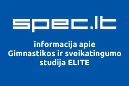 Gimnastikos ir sveikatingumo studija ELITE iliustracija