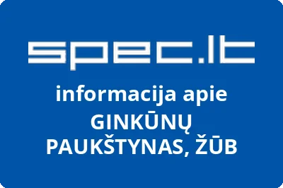 GINKŪNŲ PAUKŠTYNAS, ŽŪB