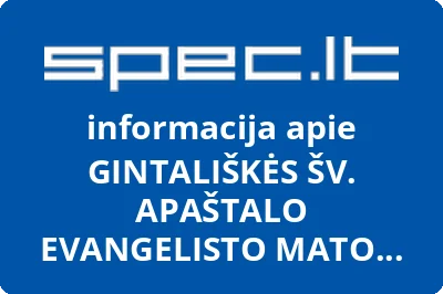 GINTALIŠKĖS ŠV. APAŠTALO EVANGELISTO MATO BAŽNYČIA